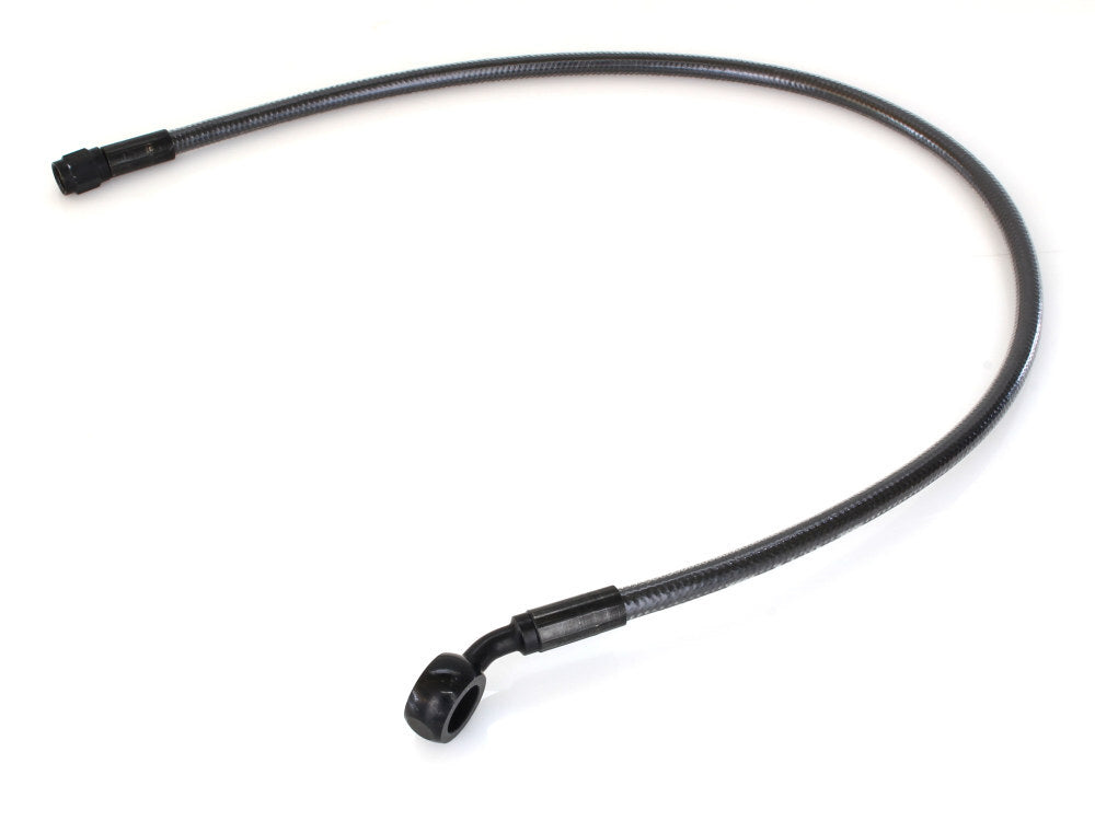 Magnum Shielding MS-AS478124 Black Pearl 24" Upper Front Brake Line w/12mm x 35 Degree Banjo