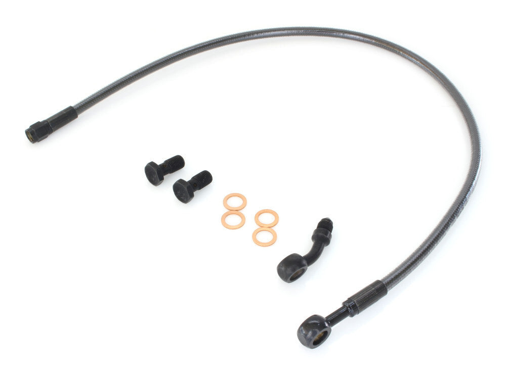 Magnum Shielding MS-FC-XG500 Black Pearl Brake Line Kit for Street 500/750 16-20 w/BDL Forward Controls