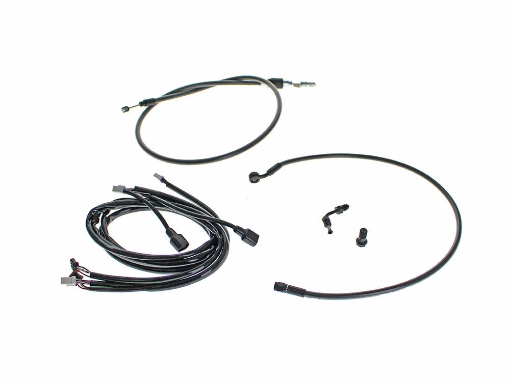 Magnum Shielding MS-KIT-FXBR25-14-BP Black Pearl 14" Bars Cable Kit for Harley-Davidson FXBR 25-Up