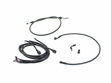 Magnum Shielding MS-KIT-FXBR25-14-BP Black Pearl 14" Bars Cable Kit for Harley-Davidson FXBR 25-Up
