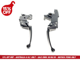Muller Motorcycle AG MUL-150-20 Adjustable Levers Black for Harley-Davidson Softail 25-Up