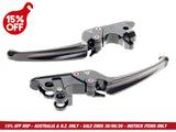 Muller Motorcycle AG MUL-150-30 Adjustable Levers Black for most Harley-Davidson Touring 21-24 w/Cable Clutch