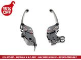 Muller Motorcycle AG MUL-150-40 Adjustable Levers Black for Harley-Davidson CVO Touring 23-Up/Street Glide/Road Glide 24-Up