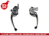 Muller Motorcycle AG MUL-150-40 Adjustable Levers Black for Harley-Davidson CVO Touring 23-Up/Street Glide/Road Glide 24-Up