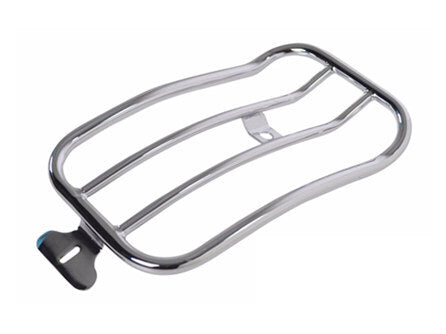 Motherwell Products MWL-118 Solo Seat Luggage Rack Chrome for Low Rider/Sport Glide 18-Up