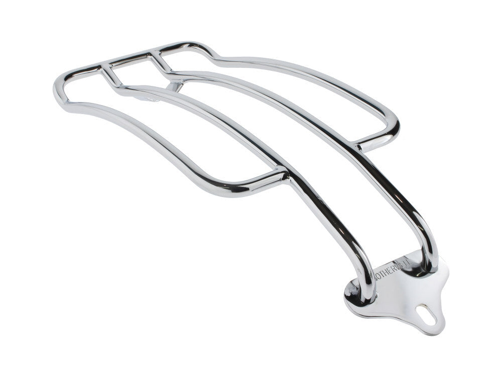 Motherwell Products MWL-136-18 Solo Seat Luggage Rack Chrome for Street Bob 18-Up/Standard 20-Up