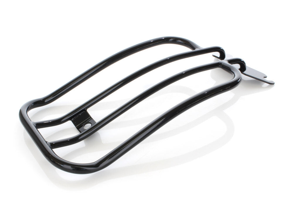 Motherwell Products MWL-175-09GB Solo Seat Luggage Rack Gloss Black for Deluxe/Heritage 05-17/Fat Boy 07-17