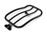 Motherwell Products MWL-180GB Solo Seat Luggage Rack Gloss Black for FX Softail 07-15/Cross Bones 08-11