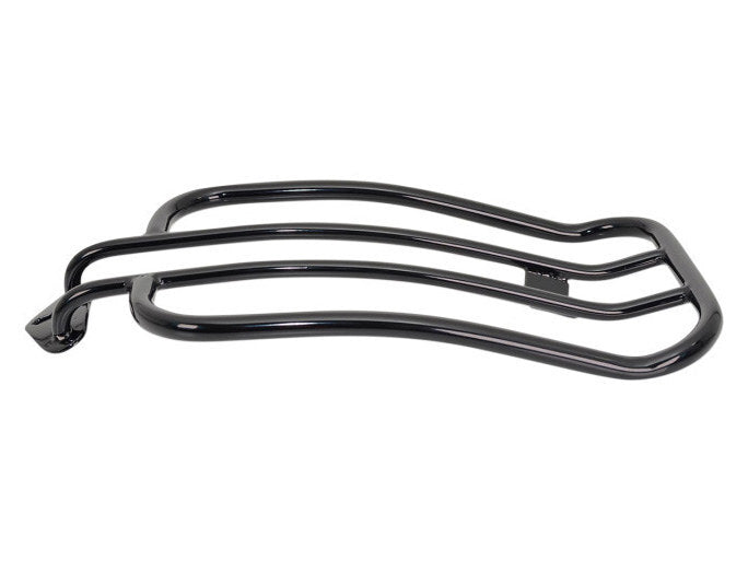 Motherwell Products MWL-530-09GB Solo Seat Luggage Rack Black for Street Bob 09-17