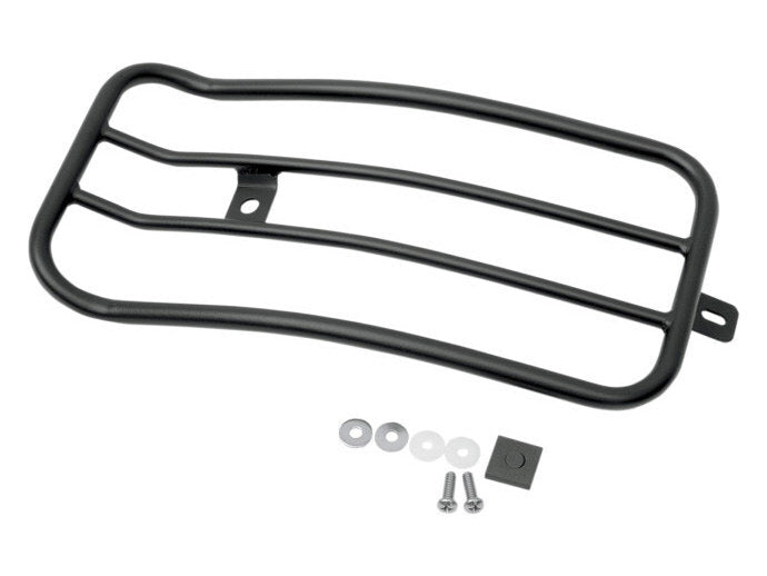 Motherwell Products MWL-530B Solo Seat Luggage Rack Black for most Dyna 06-17