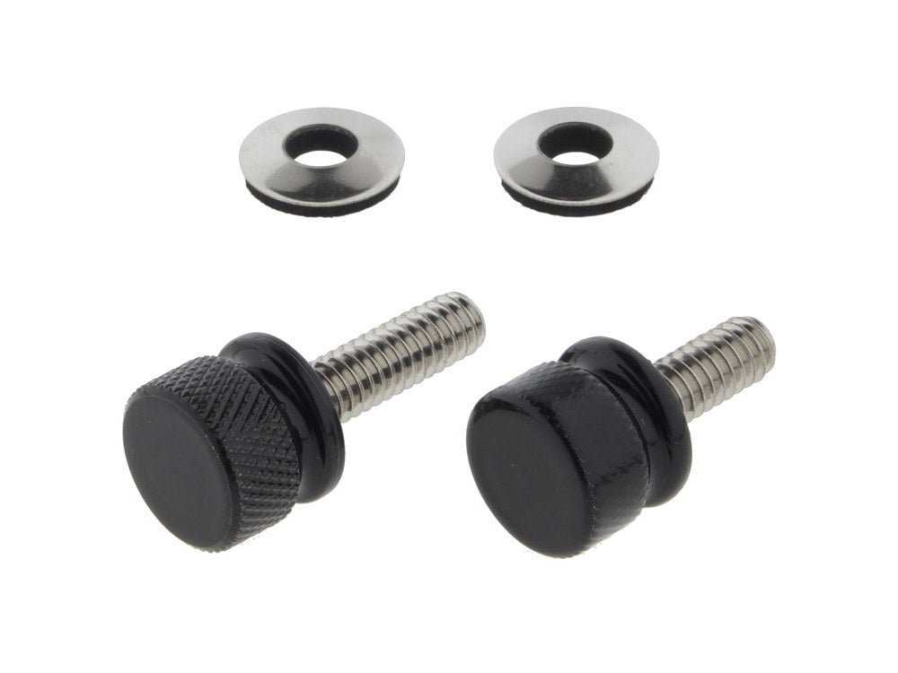 Motherwell Products MWL-PC-4014GB-2 Low Profile Seat Release or Luggage Rack Thumb Screw Black (Pair)