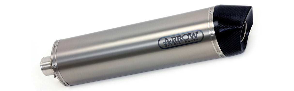 Arrow 71746PK Maxi Race-Tech Titanium Slip-On Mufflers w/Carbon End Cap for BMW F 800 R 09-16