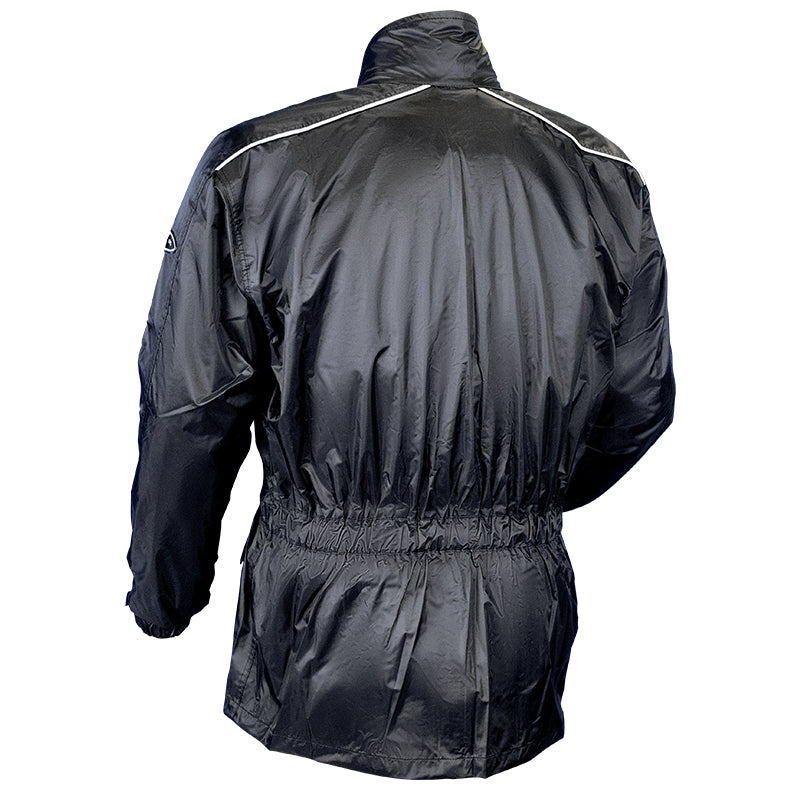 MotoDry Lightning Black Rain Jacket