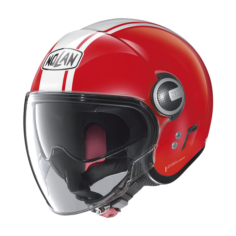 Nolan N21 Visor Dolce Vita Red/White Open Face Helmet