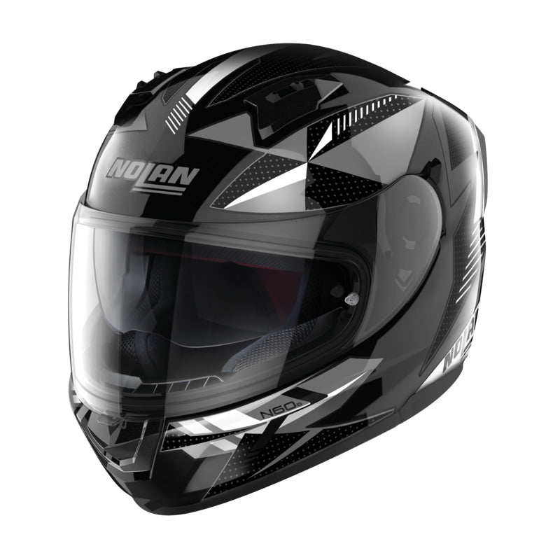 Nolan N60-6 Wiring Black/Silver/White Helmet