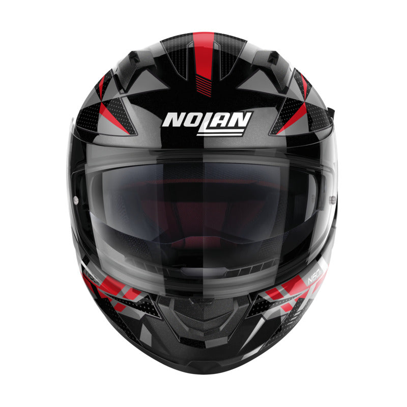 Nolan N60-6 Wiring Black/Red/Silver Helmet