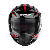 Nolan N60-6 Wiring Black/Red/Silver Helmet