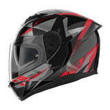 Nolan N60-6 Wiring Black/Red/Silver Helmet