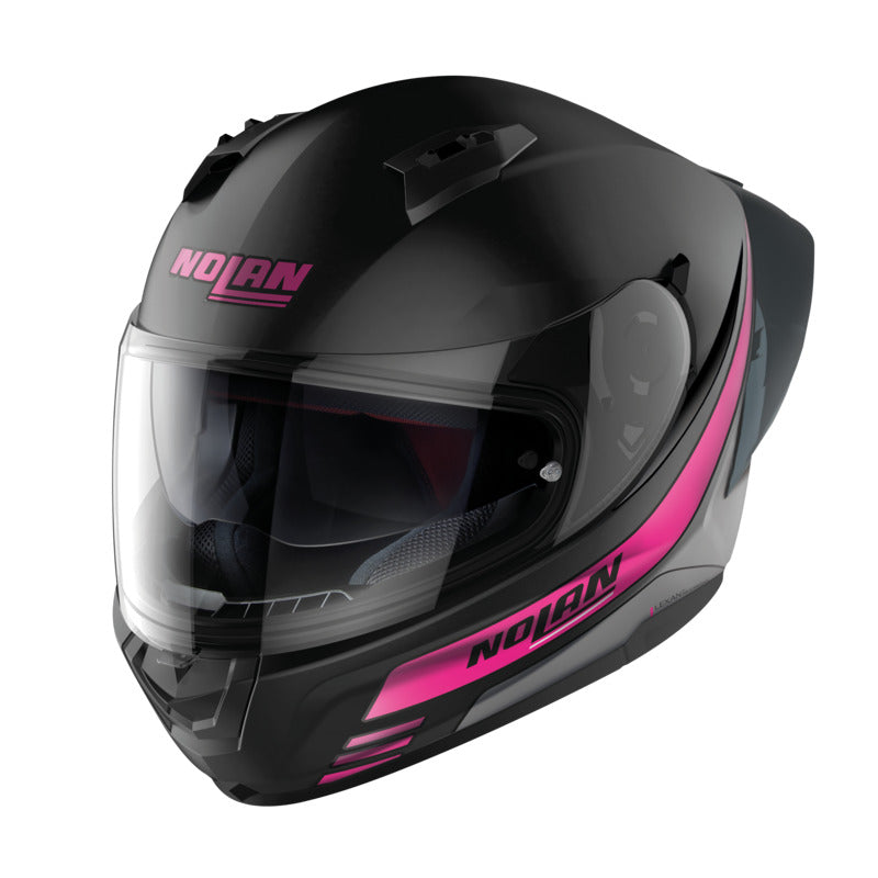 Nolan N60-6 Sport Outset Flat Black/Pink Helmet