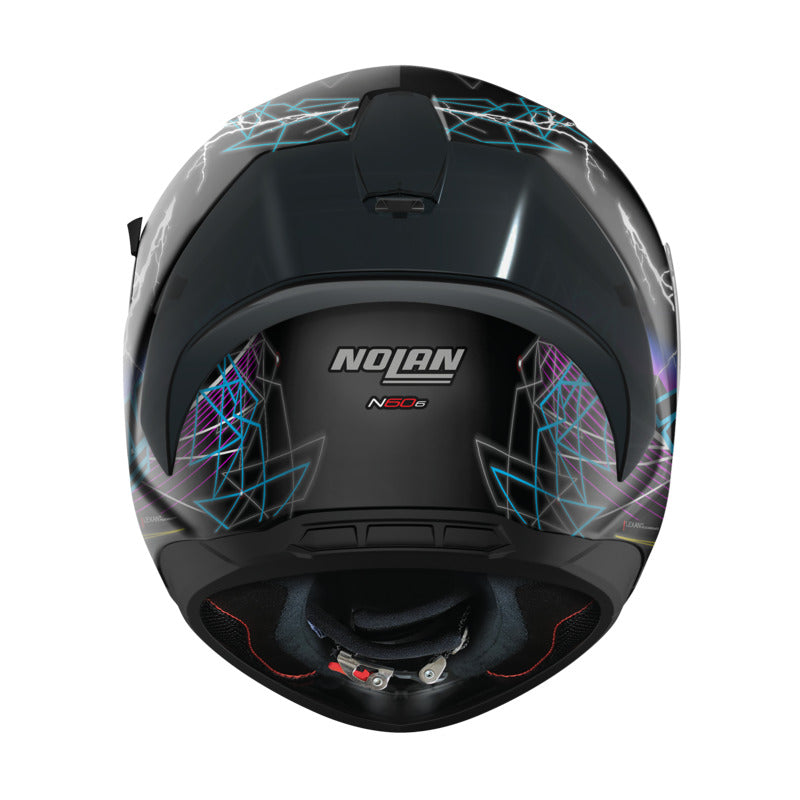 Nolan N60-6 Sport Raindance Flat Black/Multi Colour Helmet