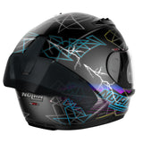 Nolan N60-6 Sport Raindance Flat Black/Multi Colour Helmet