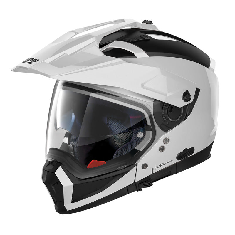 Nolan N70-2 X Classic Metal White Adventure Helmet
