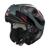 Nolan X-1005 Ultra Carbon Undercover Carbon Grey/Red Modular Helmet