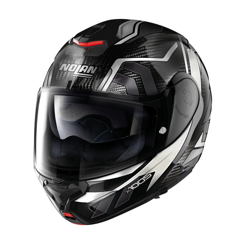 Nolan X-1005 Ultra Carbon Sandglass Carbon White/Grey Modular Helmet