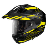 Nolan X-552 Ultra Carbon Wingsuit Flat Carbon/Yellow/Black Adventure Helmet