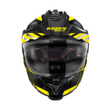 Nolan X-552 Ultra Carbon Wingsuit Flat Carbon/Yellow/Black Adventure Helmet