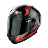Nolan X-804 RS Ultra Carbon Hot Lap Carbon/Red Helmet