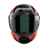 Nolan X-804 RS Ultra Carbon Hot Lap Carbon/Red Helmet