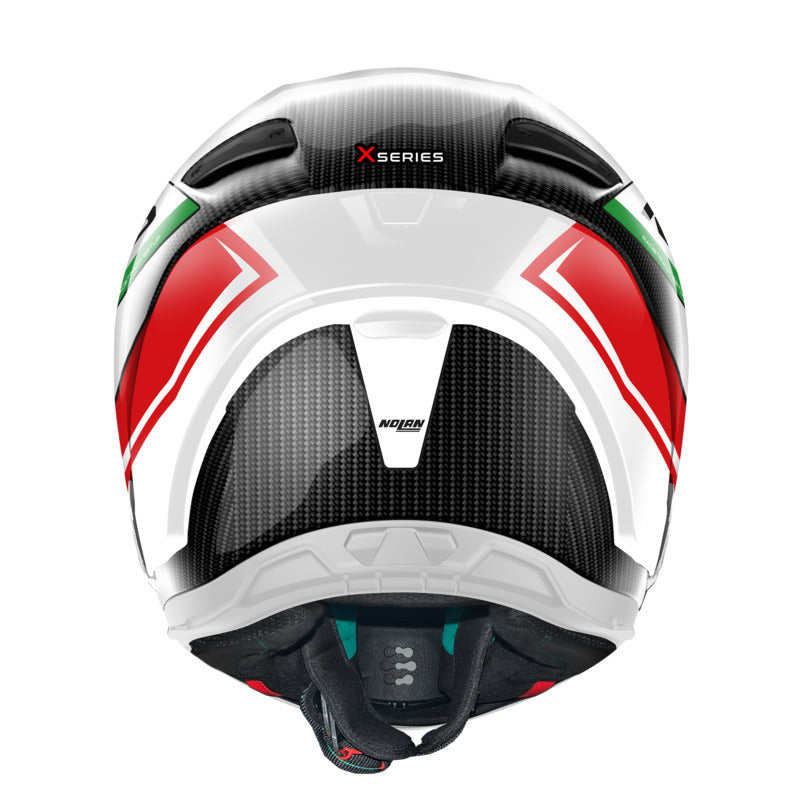 Nolan X-804 RS Ultra Carbon Maven Carbon/Red/White/Green Helmet
