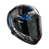 Nolan X-804 RS Ultra Carbon Spectre Carbon/Blue/Chrome Helmet