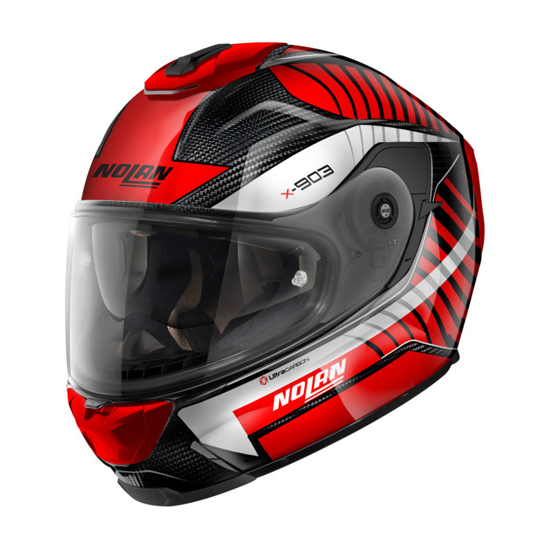 Nolan X-903 Ultra Carbon Starlight Carbon/Red/White Helmet