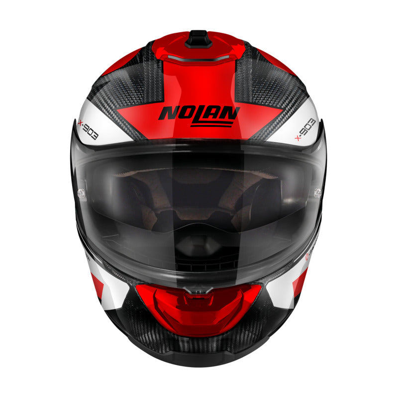 Nolan X-903 Ultra Carbon Starlight Carbon/Red/White Helmet