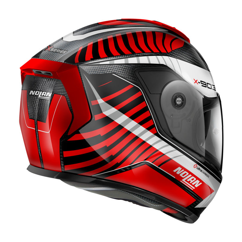 Nolan X-903 Ultra Carbon Starlight Carbon/Red/White Helmet