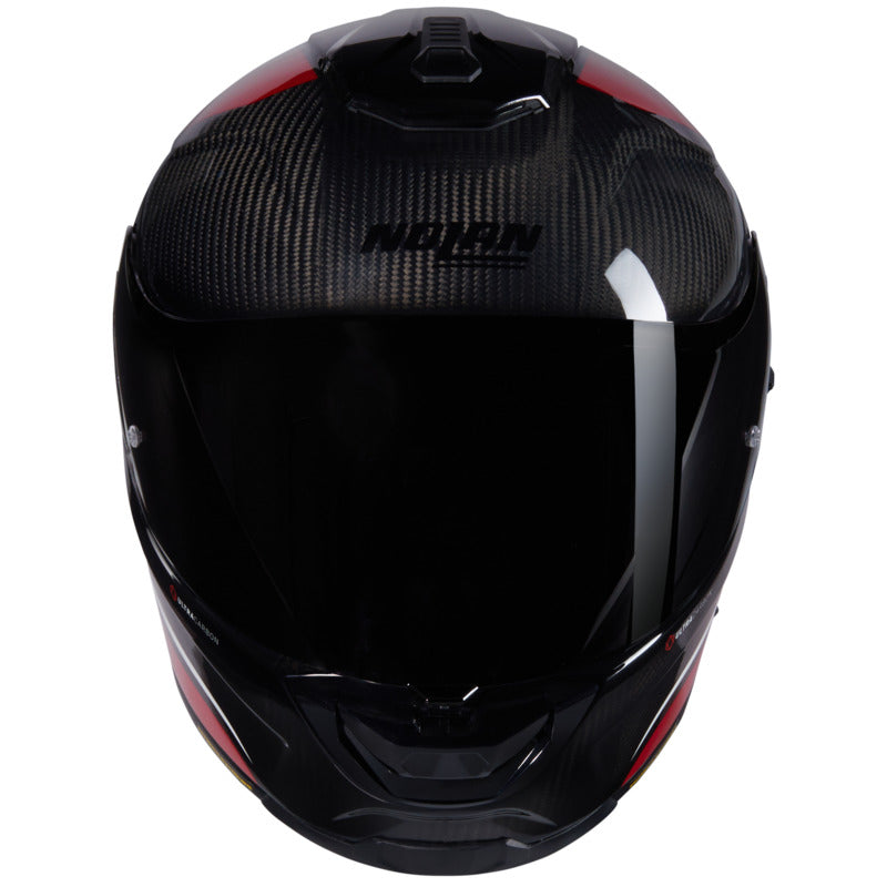 Nolan X-903 Ultra Carbon Intrigo Carbon/Red/White/Grey Helmet