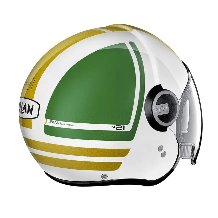 Nolan N21 Visor Flybridge 67 Red/White/Green Helmet