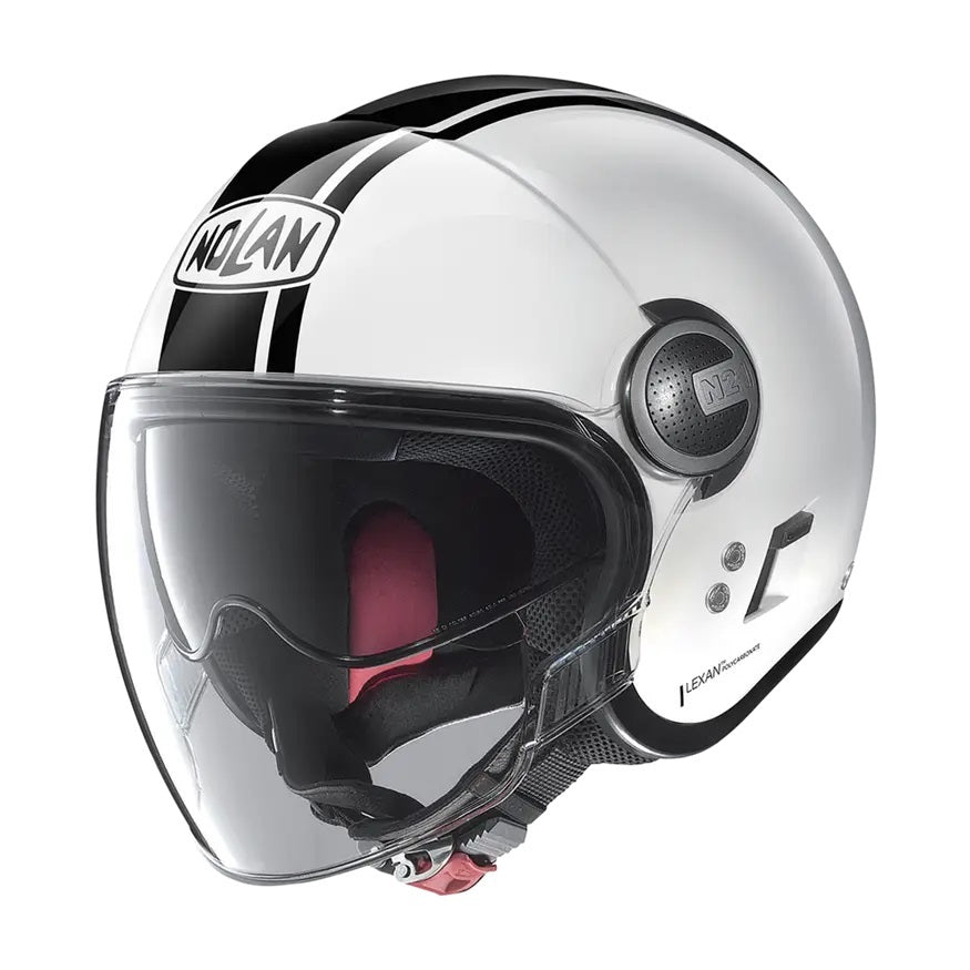 Nolan N21 Visor Dolce Vita 94 White/Black Helmet - EasyR