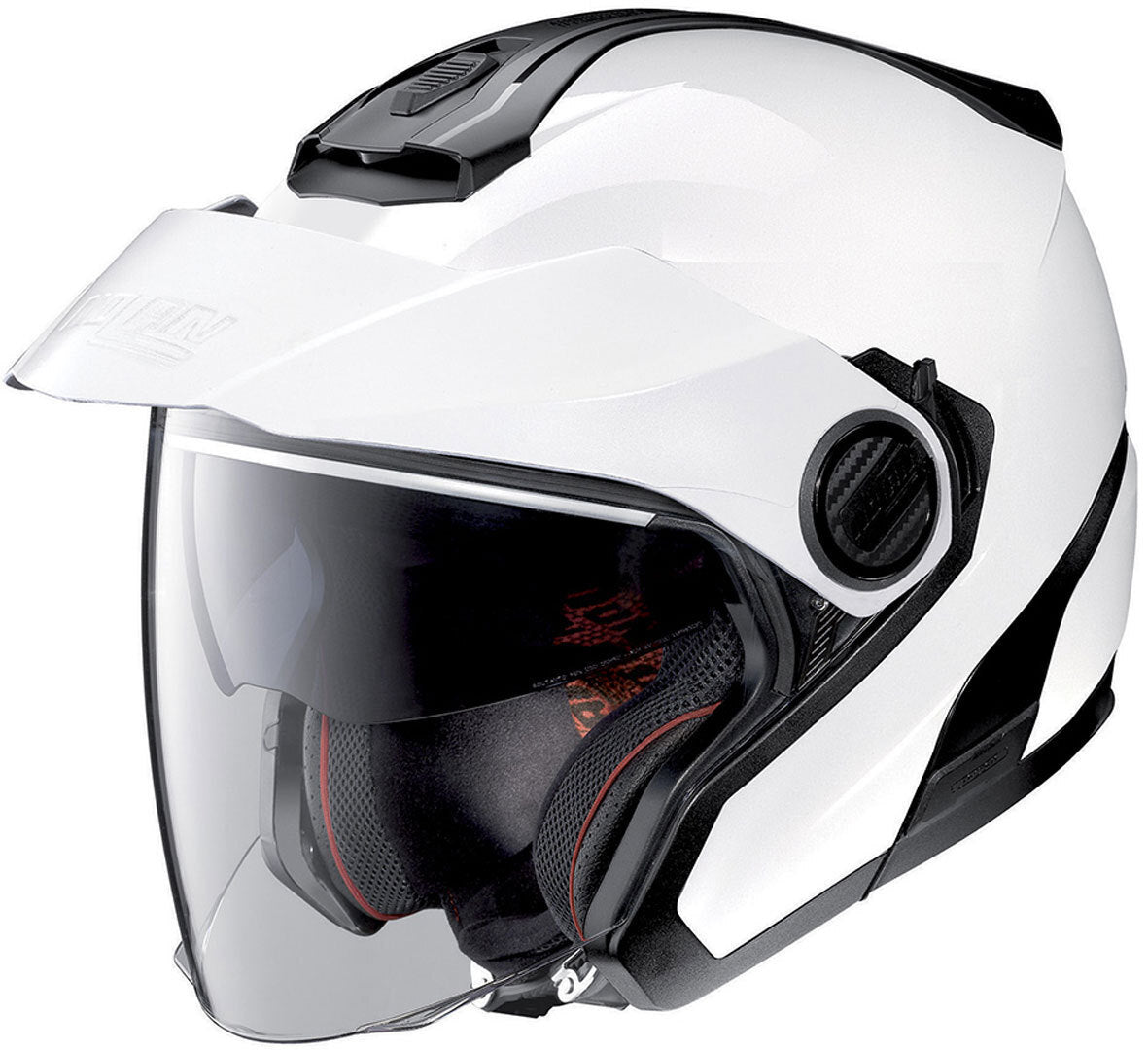 Nolan N40-5 Open Face 5 White Helmet