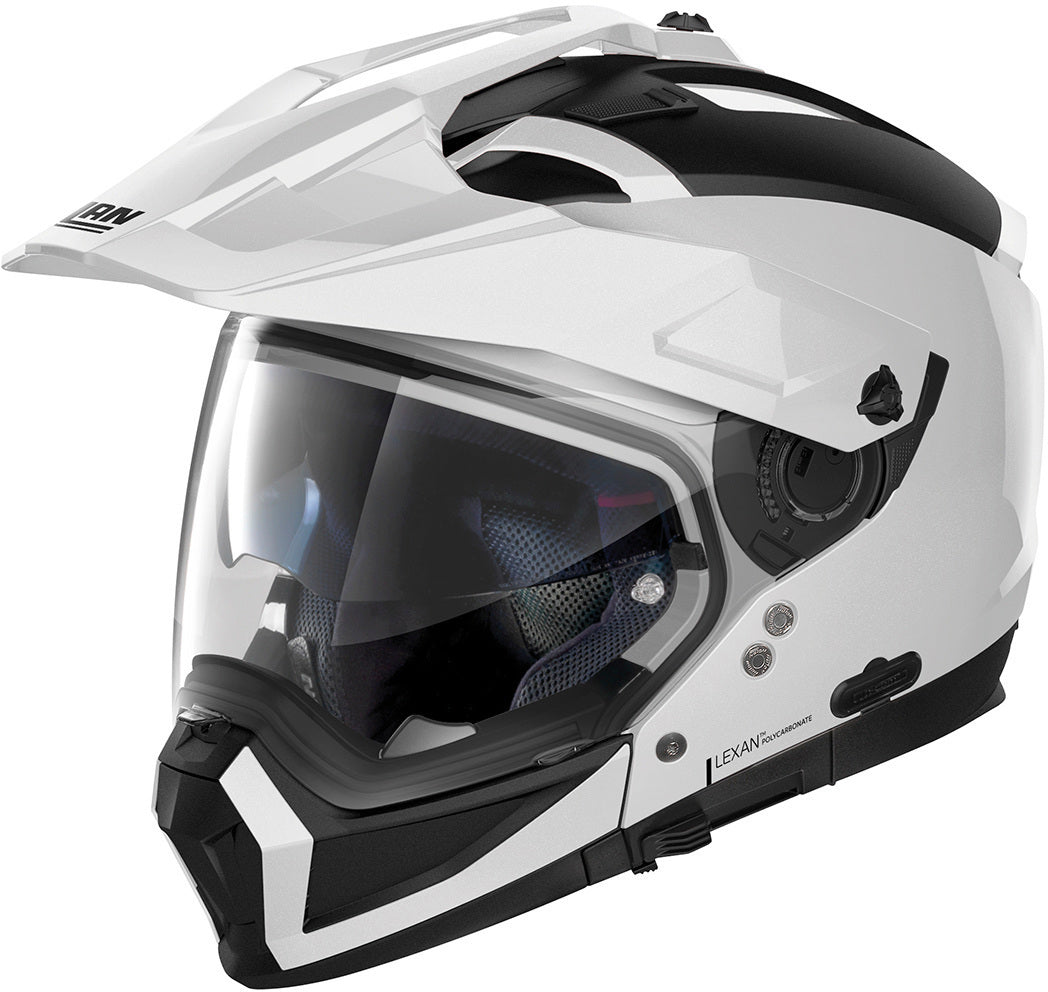 Nolan N70-2 X Classic 5 Metal White Helmet - EasyR