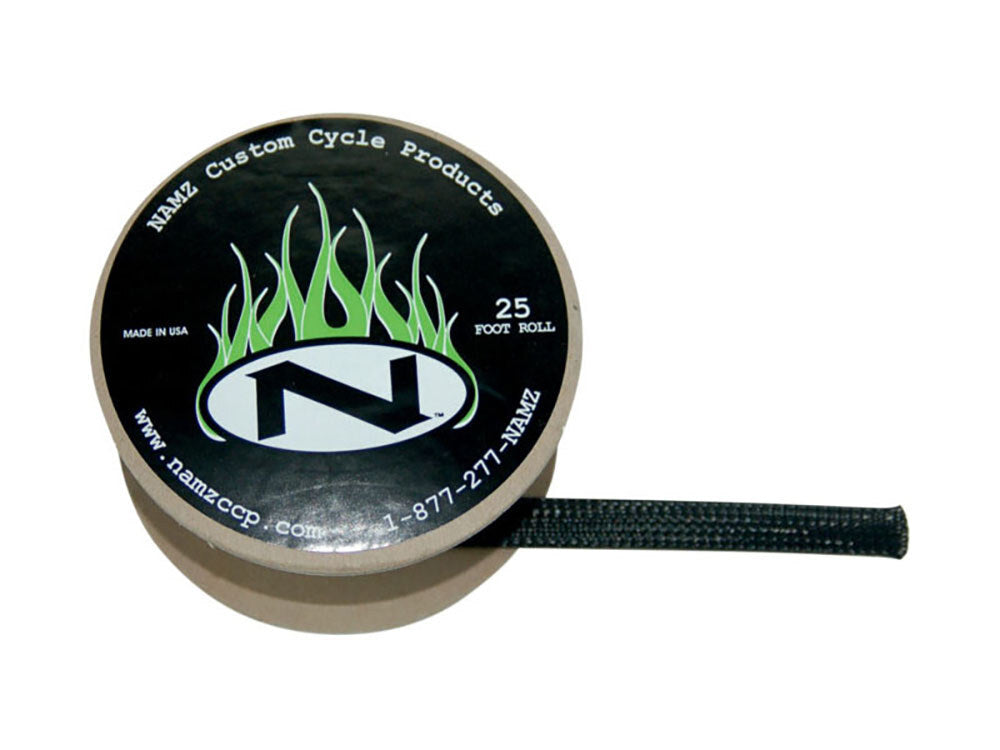 NAMZ Custom Cycle Products NMZ-NBFS-2502 1/4" Flex Sleeving Black