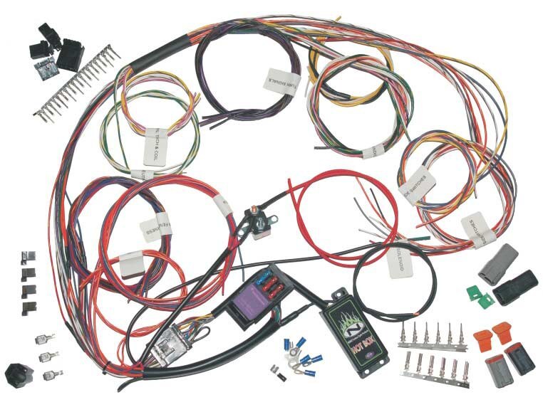 NAMZ Custom Cycle Products NMZ-NCBH-01-B Wiring Harness for all non-EFI Bikes