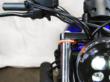 New Rage Cycles NRC-REBEL500-FB 360 Degrees Front Turn Signal w/Clear Lens for Honda CMX/Rebel 500cc 17-Up