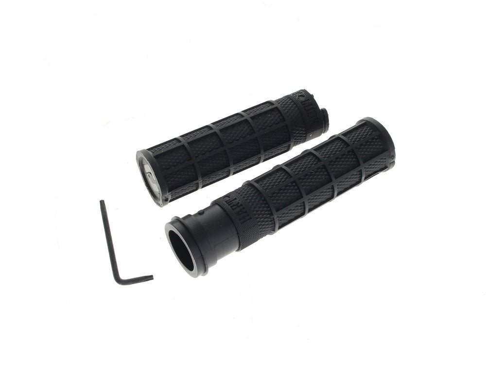 Odi ODI-V21ITW-BB Replacement Rubbers for Hart-Luck Full Waffle Lock-On Handgrips Black for Indian Touring 18-Up