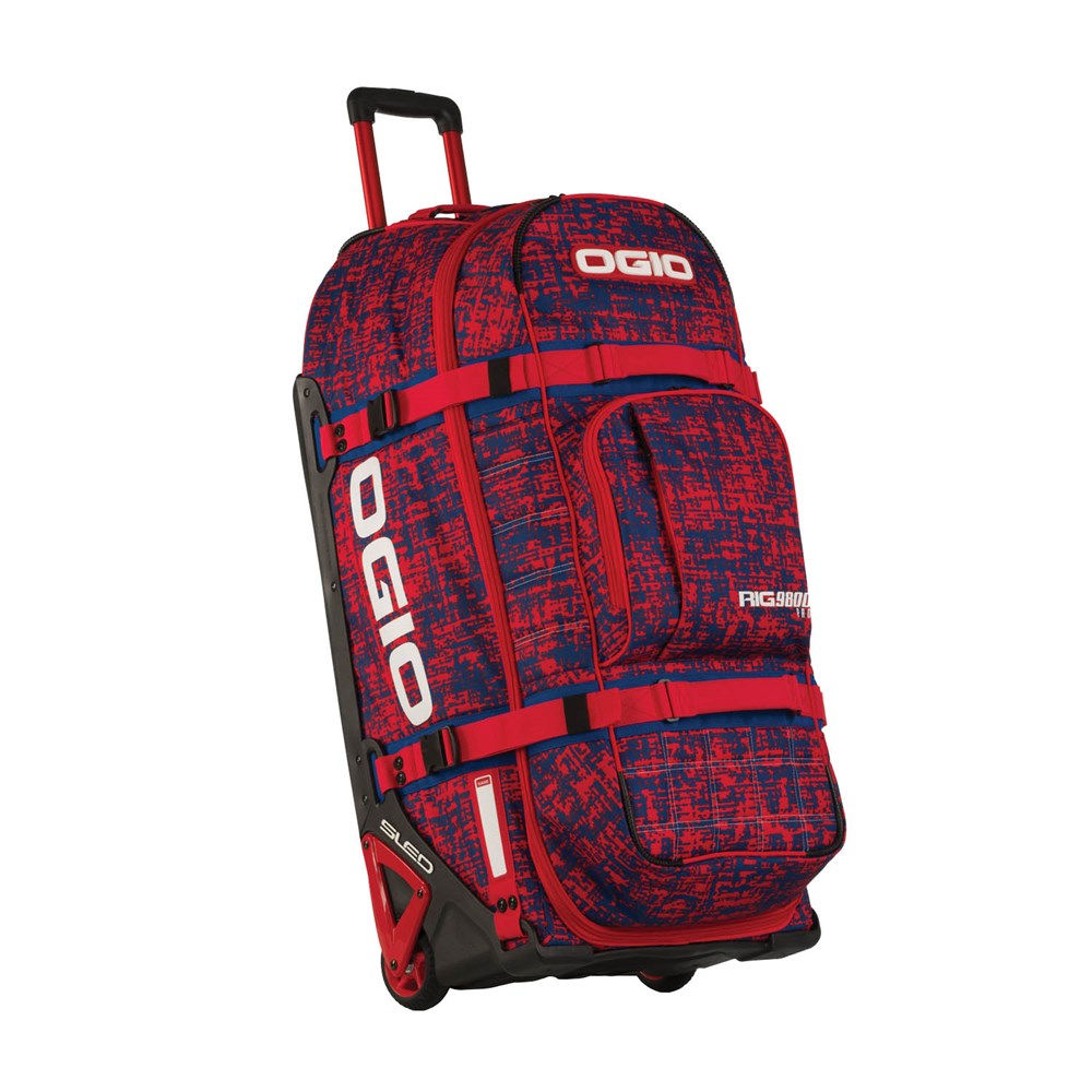Ogio Rig 9800 Chaos Red/Blue Wheeled Gear Bag