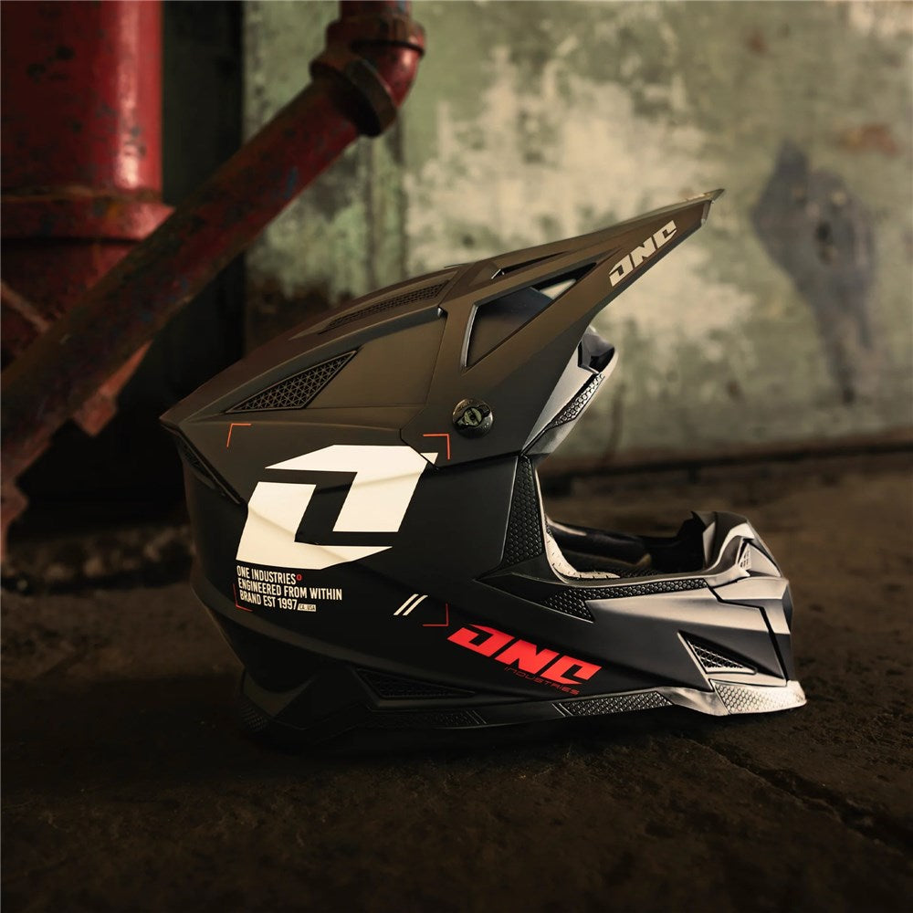 One Industries X-297 Focus Black/White Helmet