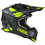 Oneal 2024 2 SRS Spyde V.23 Black/Grey/Neon Yellow Helmet - EasyR