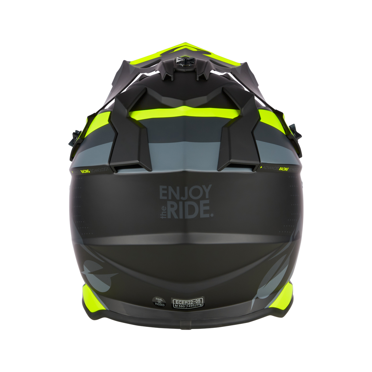 Oneal 2024 2 SRS Spyde V.23 Black/Grey/Neon Yellow Helmet - EasyR